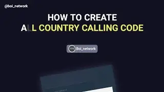 how to create or fetch a country calling code number