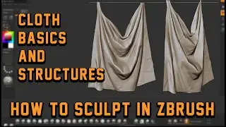 【Free Tutorial】Cloth structure and how to sculpt in Zbrush by HoOman Raad