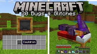 20 Minecraft Glitches! Any Item Duplication, Illegals & More!! MCPE,PS,XBOX,Windows,Nintendo Switch.