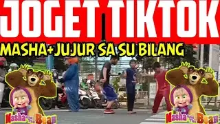 JOGET TIKTOK VIRAL DI LAMPU MERAH || DJ TIKTOK MASHA AND THE BEAR