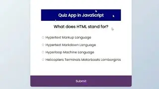 How to Create a Quiz App using HTML CSS and JavaScript  | Web Development  Intern Task #2