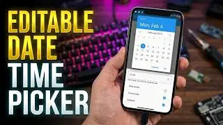 Date and Time Picker in Flutter  with editable || Amazevalley