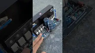 Holi Sale 5200&1943 Transistor Black anodised heatsink 400 watt stereo amplifier board ♥️