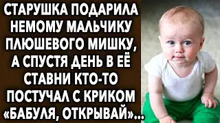 Старушка подарила ему плюшевого мишку, а спустя день в ее ставни кто-то постучал...