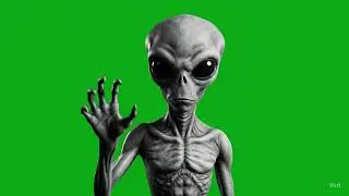 Aliens chrome key|Green screen