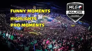 CS:GO | 2016 MLG COLUMBUS FUNNY MOMENTS , HIGHLIGHTS & PRO MOMENTS | HEADSHOTS , KNIFING !!
