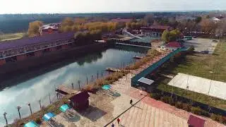 Территория санатория Лаба с квадрокоптера
