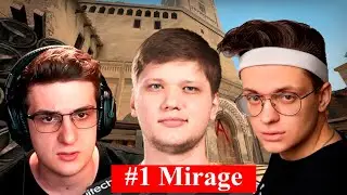 Первый стрим после Major. S1mple играет FPL FACEIT с Evelone, Buster, Fix (map 1, Mirage) | CS GO