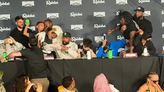  (MASSIVE FIGHT) JULIAN NEWMAN VS OBLIVION - ADIN ROSS PRESS CONFERENCE… 