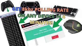 [8000 HZ!!] HOW To INCREASE Polling Rate On Any Device! #new #2023