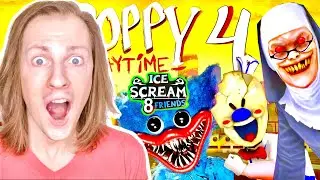 POPPY PLAYTIME 4 et ICE SCREAM 8 SONT DÉJÀ LÀ ! Délires de Max