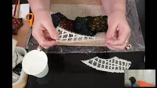 АРТ- терапия: коллаж с тканью