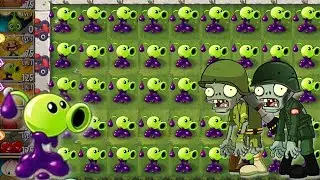 Goo Peashooter Challenge Power Up in Plants vs Zombies 2 New Level Up Massive Attack and Peashooter