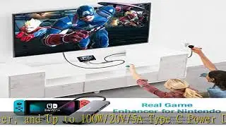 Hiearcool USB C Hub, Adapter USB C Dongle for MacBook Pro, 7 in 1 USB C to HDMI Multport Adapter Co