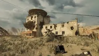 Metro Exodus, exploring main building of a helicopter base