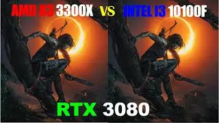 R3 3300X vs i3 10100F - RTX 3080 - Gaming Comparisons