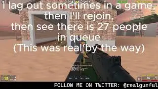 Lagging out in Roblox then getting in queue