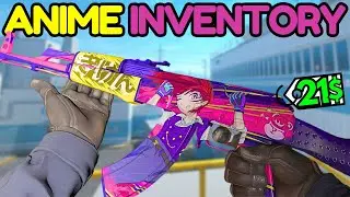 ULTIMATE Anime Inventory in CS2 (BEST Budget Anime Skins & Stickers 2024)