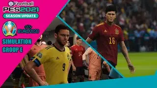 Spain vs Sweden Euro 2020 PES 2021 Simulation