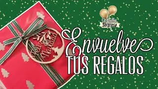 Como envolver tus regalos navideños/ envuelve tus regalos de manera unica original y económica  #diy