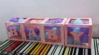COMO hacer cajas para  BABY SHOWER.👶🍼