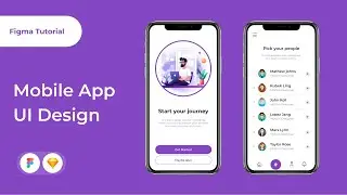 Figma Mobile App UI/UX Design Tutorial