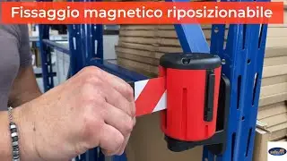 Testina tendinastro magnetica SafeIn® per magazzini.