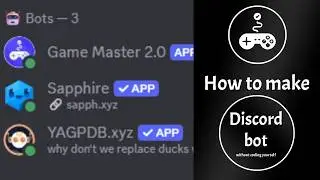 How to make discord bot without coding