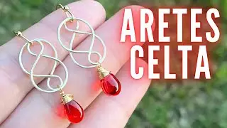 ARETES en ALAMBRISMO 🪢 DIY pendientes CELTAS