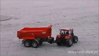 Zdalnie sterowany traktor Case Maxxum 140 1:16 wielkość Bruder