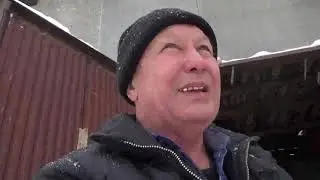 Борьба со снегом и ремонт отвала.