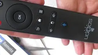 Bluetooth пульт UGOOS с голосовым управлением.  Что лежит в коробке?