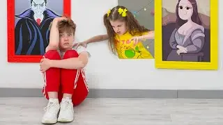 Balloons Cube Challenge with Eva and Friends