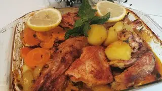 ~POULET LEGUMES ~ au four😋😍, recette marocaine, allégé en matières grasses |Recettes & diététique