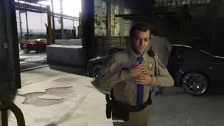 Grand Theft Auto V как надо выезжать из гаража