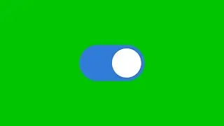 UI Toggle Switch Botton Animation | Green Screen | 4K | Free Download