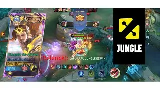 LAPU LAPU  TOP GLOBAL FOR JUNGLE IT IS VERY GOOD , GAMEPLAY  EPIC MODO RANK MLBB