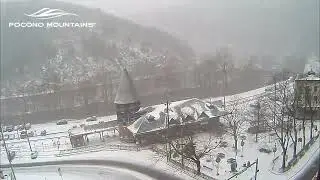 Snow Day in Jim Thorpe, PA | Pocono Time Lapse January 2024