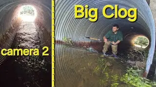 Removal Of A Massive Clog On A Huge Pipe