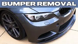 Quick & Easy DIY Guide: How to Remove BMW Front Bumper Cover | E90, E92, E93
