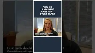 Should Landlords Raise the Rent Every Years? - #questions  #propertymanagement