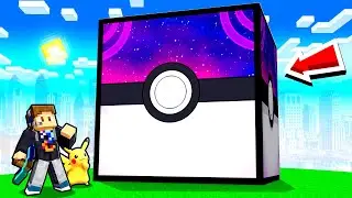 Opening GIANT GALAXY LUCKY BLOCKS In Minecraft Pokemon!