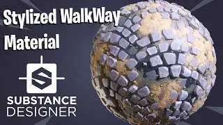 Substance Designer - Stylized Walk Way