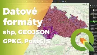 QGIS: datové formáty SHP, GEOJSO, GPKG, PostGIS