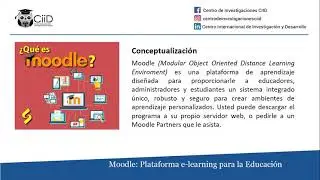 Que es Moodle, sus características. Clase 1