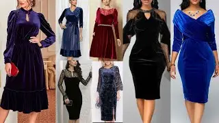 Велюр, королевский велюр ва мрамор велюрдан тикилган замонавий либослар фасонлари