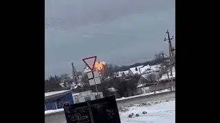 В Белгородской области разбился военный  самолёт Ил-76 с военнопленными  ВСУ