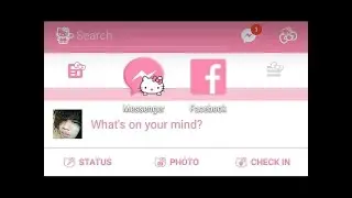 Hello Kitty Facebook and Messenger Theme  Tutorial how to download UPDATED