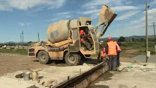 Новый строящийся мост в поселке Могзон