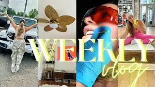 Weekly Vlog! | New Car | Cooking | Home Furnishings | PR Events | Dermaplaning | Working Out